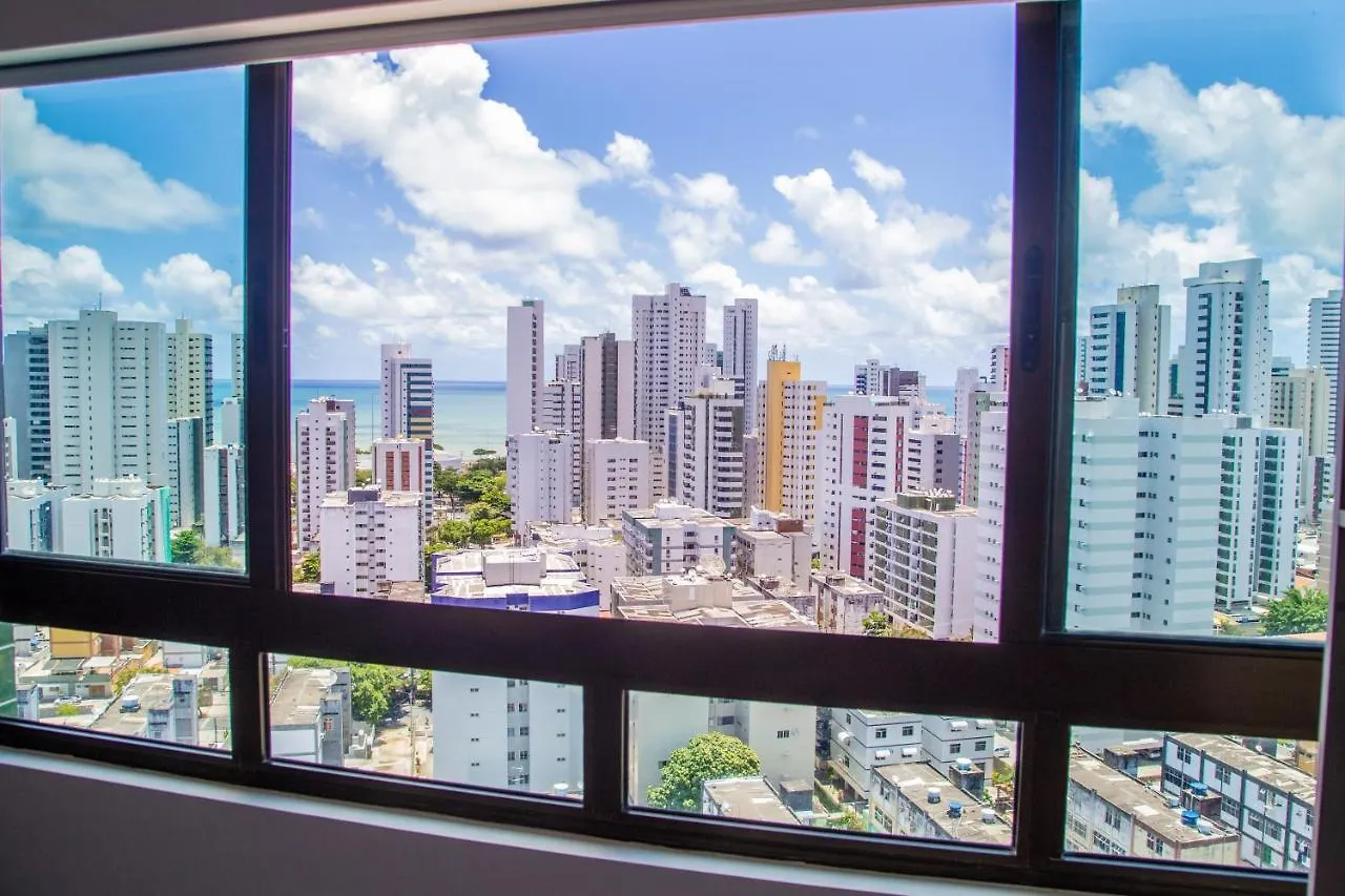 Flat Novo Em Boa Viagem, Com Vista Para O Mar, Andar Alto Recife Apartment